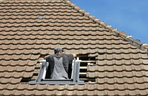 Pose de velux - Lacroix-Barrez